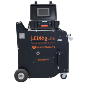 Sewertronics LEDRig UV LED-es keményítő rendszer csatornarekonstrukcióhoz, Ø 150-600 mm, max. 200m Sewertronics LEDRig UV LED-es keményítő rendszer csatornarekonstrukcióhoz, Ø 150-600 mm, max. 200m
